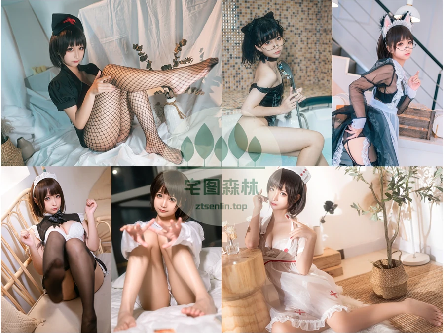 动漫博主蠢沫沫写真合集下载&汇总：纯真又妖媚的童颜巨乳[371套-222.0G]-第7张-宅图森林写真资源合集下载
