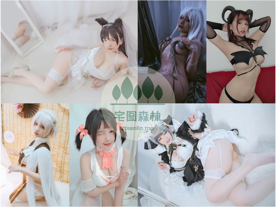 网红coser阿半今天很开心写真合集下载&汇总：这乳量，我很开心！[33套-6.0G]