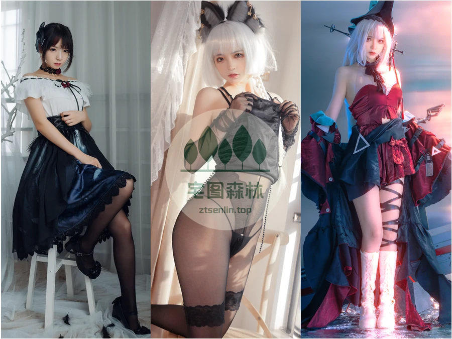 萌妹coser疯猫ss写真合集下载&汇总：可御可萌的美腿二次元博主[136套-63.2G]-第3张-宅图森林写真资源合集下载
