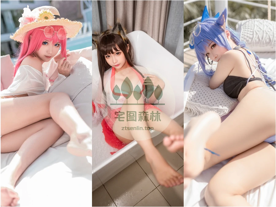 动漫博主蠢沫沫写真合集下载&汇总：纯真又妖媚的童颜巨乳[371套-222.0G]-第16张-宅图森林写真资源合集下载