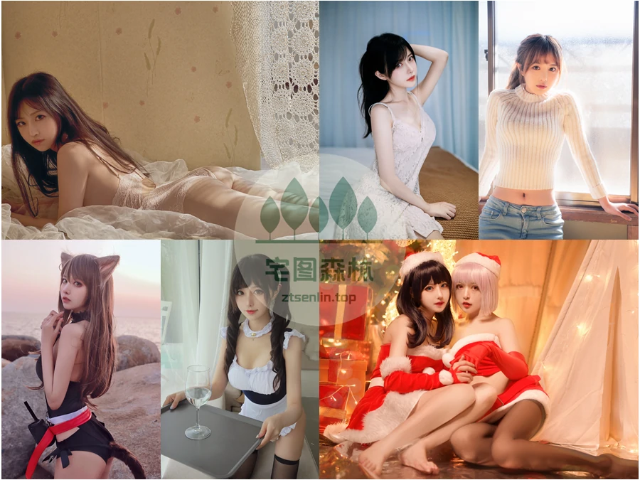 动漫博主shika小鹿鹿写真合集下载&汇总：樱唇蓝眸，舞袖纷飞[118套-16.9G]-第1张-宅图森林写真资源合集下载