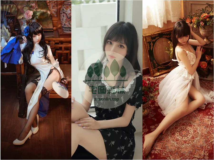 动漫博主shika小鹿鹿写真合集下载&汇总：樱唇蓝眸，舞袖纷飞[118套-16.9G]-第4张-宅图森林写真资源合集下载