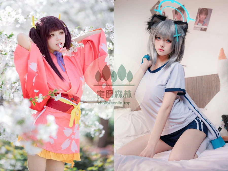九柒喵写真合集下载&汇总[17套-0.9G]-第张-宅图森林写真资源合集下载