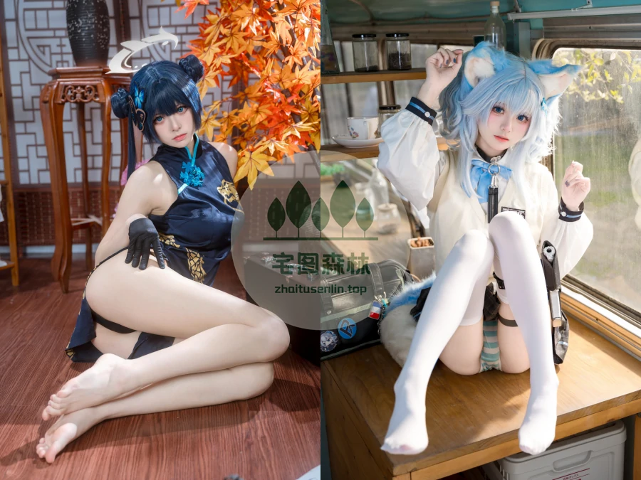 九柒喵写真合集下载&汇总[17套-0.9G]-第4张-宅图森林写真资源合集下载